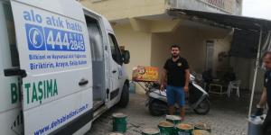 SAMANDAĞ’DA ATIK YAĞLAR GERİ DÖNÜŞÜME KAZANDIRILIYOR