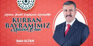 BAŞKAN ALTAN,NIN BAYRAM MESAJI