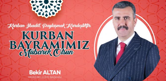 BAŞKAN ALTAN,NIN BAYRAM MESAJI