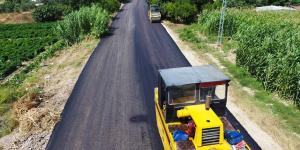 Hatay’da altyapısı tamamlanan bölgeler asfalt yola kavuşuyor