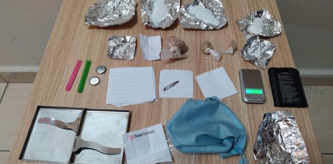 İç çamaşırından uyuşturucu çıktı