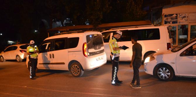 Hatay’da asayiş ve trafik uygulaması