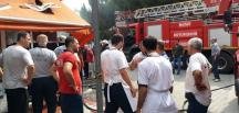 Payas’ta ünlü tatlıcıda yangın paniği