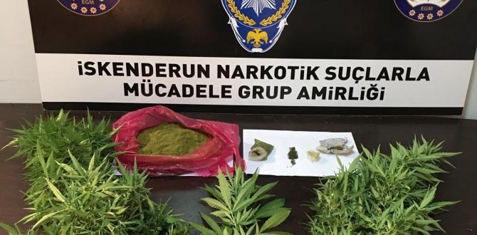 İskenderun’da uyuşturucu operasyonu