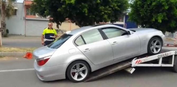 Drift atarak polisten kaçan sürücüye 6 bin 561 TL para cezası