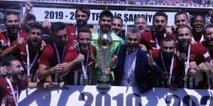 Hatayspor şampiyonluk kupasını aldı