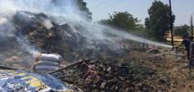 Hatay’da saman balyaları yandı