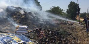 Hatay’da saman balyaları yandı