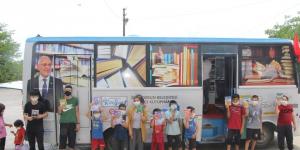 Gezici kütüphane çocuklar için yollarda