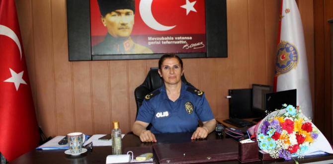 Samandağ Emniyet Müdürü Asuman Karacık göreve başladı