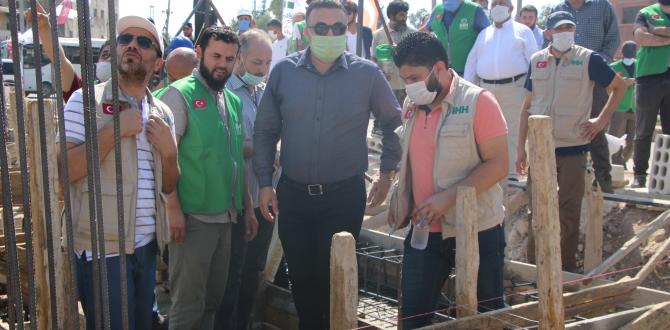 Afrin’de bin 500 kişilik cami inşaatına başlandı