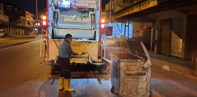 KONTEYNER DEZENFEKTE ÇALIŞMALARI GECE GÜNDÜZ DEMEDEN SÜRÜYOR