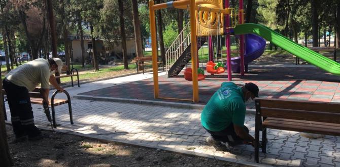 PARK VE YEŞİL ALANLAR GÜZELLEŞTİRİLİYOR