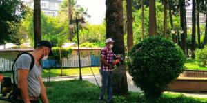 PARKLARDA BAKIM ONARIM ÇALIŞMALARI DEVAM EDİYOR