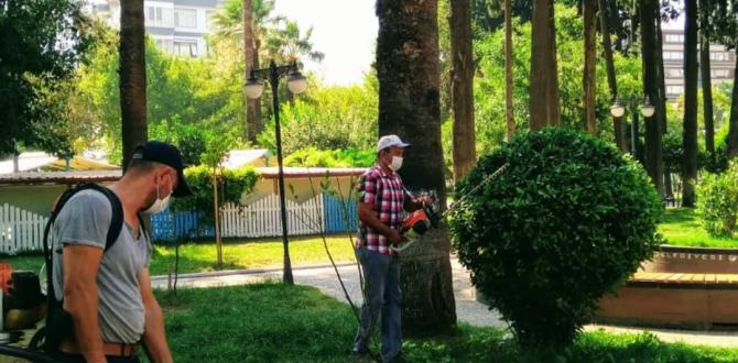 PARKLARDA BAKIM ONARIM ÇALIŞMALARI DEVAM EDİYOR