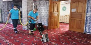 ANTAKYA BELEDİYESİ EKİPLERİNDEN   KURBAN BAYRAMI ÖNCESİNDE TÜM CAMİLERDE TEMİZLİK ÇALIŞMASI