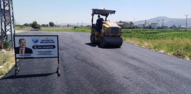 ANTAKYA GENELİNDE YOL ÇALIŞMALARI SÜRÜYOR