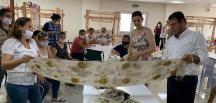 BAŞKAN ERYILMAZ MAĞARACIK MAHALLESİ’NDE İPEK EVİ’Nİ ZİYARET ETTİ