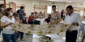 BAŞKAN ERYILMAZ MAĞARACIK MAHALLESİ’NDE İPEK EVİ’Nİ ZİYARET ETTİ