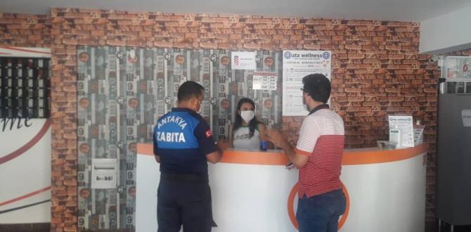 İŞLETMELERDE COVİD-19 TEDBİRLERİ DENETLENİYOR