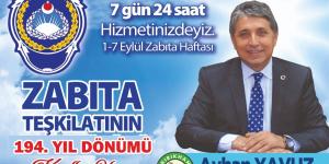 AYHAN YAVUZ; “ZABITALARIMIZ VATANDAŞLARIMIZIN SAĞLIKLI, HUZUR VE GÜVEN ORTAMINDA YAŞAMASININ GÜVENCESİDİR”
