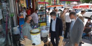 KAYMAKAM ARSLAN VE BAŞKAN YAVUZ KIRIKHAN’DA 2. KEZ DENETİM ÇALIŞMALARI YAPTI