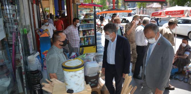 KAYMAKAM ARSLAN VE BAŞKAN YAVUZ KIRIKHAN’DA 2. KEZ DENETİM ÇALIŞMALARI YAPTI