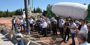 BAŞKAN YAVUZ YENİ OTO GALERİCİLER SİTESİNİN TEMELİNİ ATTI