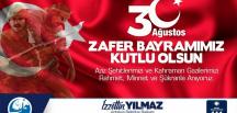 BAŞKAN YILMAZ’DAN 30 AĞUSTOS ZAFER BAYRAMI KUTLAMA MESAJI