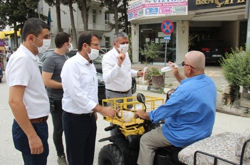"KORONAVİRÜS DENETİMLERİ KONULU GENELGE KAPSAMINDA SAMANDAĞ’DA DENETİMLER  YAPILDI