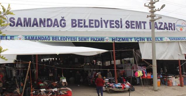 Samandağ’da halk pazarları virüs nedeniyle kapatıldı
