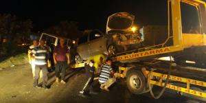 Kırmızı ışıkta duramayan kamyonet otomobile çarptı : 1 yaralı