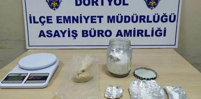 Hatay’da uyuşturucu operasyonu: 3 kişi gözaltı