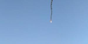 Suriye’de düşürülen keşif uçağı Türkiye’den görüldü