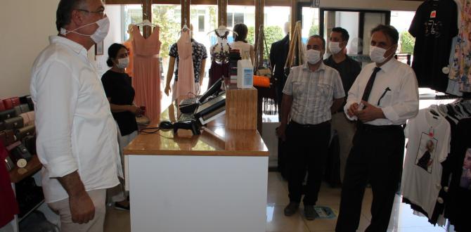 Dörtyol Kaymakamı Kayhan, Covid-19 denetiminde bulundu