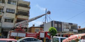 Samandağ’da baca yangını korkuttu