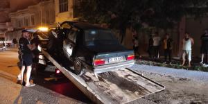 Hatay’da iki otomobil birbirine girdi: 1 yaralı