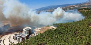 Mesire alanı alevlere teslim oldu