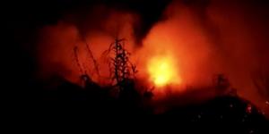 Samandağ’da sazlık alanda yangın