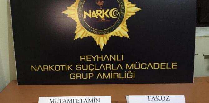 Reyhanlı’da uyuşturucu operasyonu: 3 gözaltı