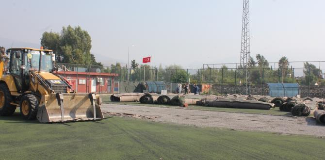 İskenderun’a FİFA standartlarında sentetik çim saha