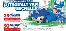 ANTAKYA BELEDİYESİ GENÇLİK SPOR KULÜBÜ YENİ FUTBOLCULARINI ARIYOR