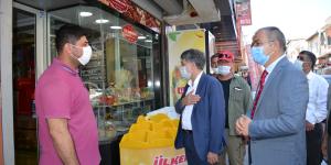 KAYMAKAM ARSLAN VE BAŞKAN YAVUZ DENETİM ÇALIŞMALARI YAPTI