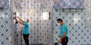 TÜM İBADETHANELER ANTAKYA BELEDİYESİ EKİPLERİNCE TEMİZLENİYOR