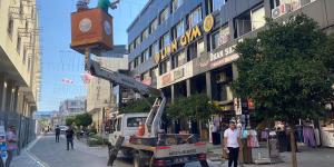 HÜRRİYET (SARAY) CADDESİ AYDINLATMA SİSTEMLERİNDE BAKIM ÇALIŞMALARI