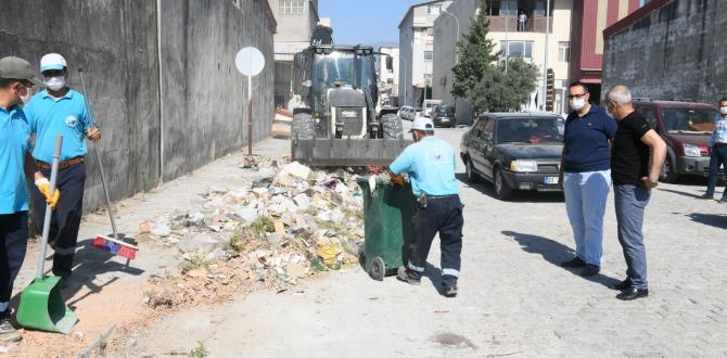 YENİ SANAYİ SİTESİ’NDE KAPSAMLI TEMİZLİK ÇALIŞMALARI
