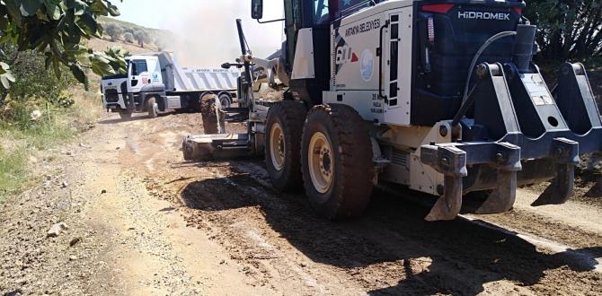 ANTAKYA BELEDİYESİ, YOL ÇALIŞMALARINDA HIZ KESMİYOR