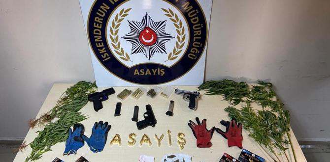 Hatay’da uyuşturucu baskını: 14 gözaltı