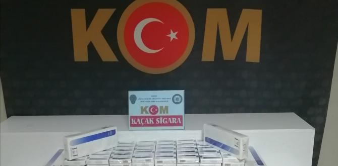 Hatay’da 500 paket gümrük kaçağı sigara ele geçirildi