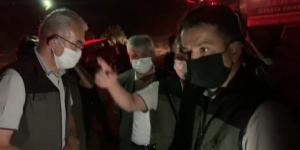 Bakan Pakdemirli, yanan alanları inceledi